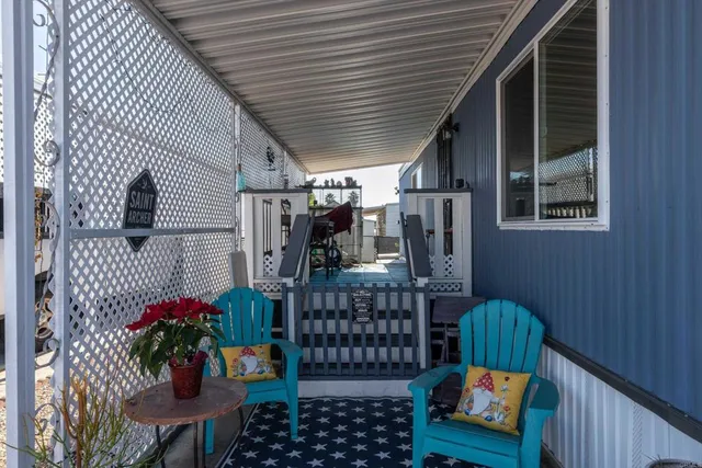 a view of outdoor seating