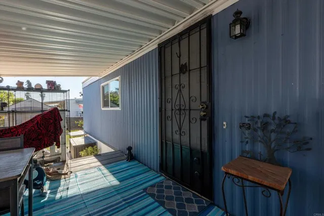 a view of balcony and deck