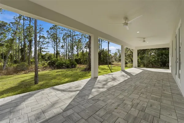 a view of swimming pool with garden