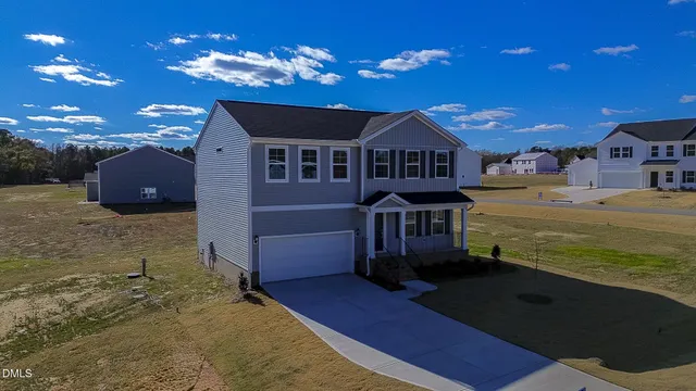 a view of a house with a patio