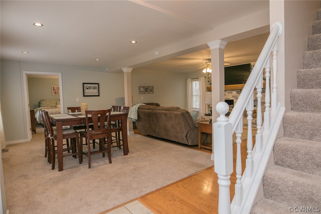 11631 Beach Road Chesterfield, VA 23838 - Photo 6 of 49 a view of a livingroom with furniture wooden floor and windows