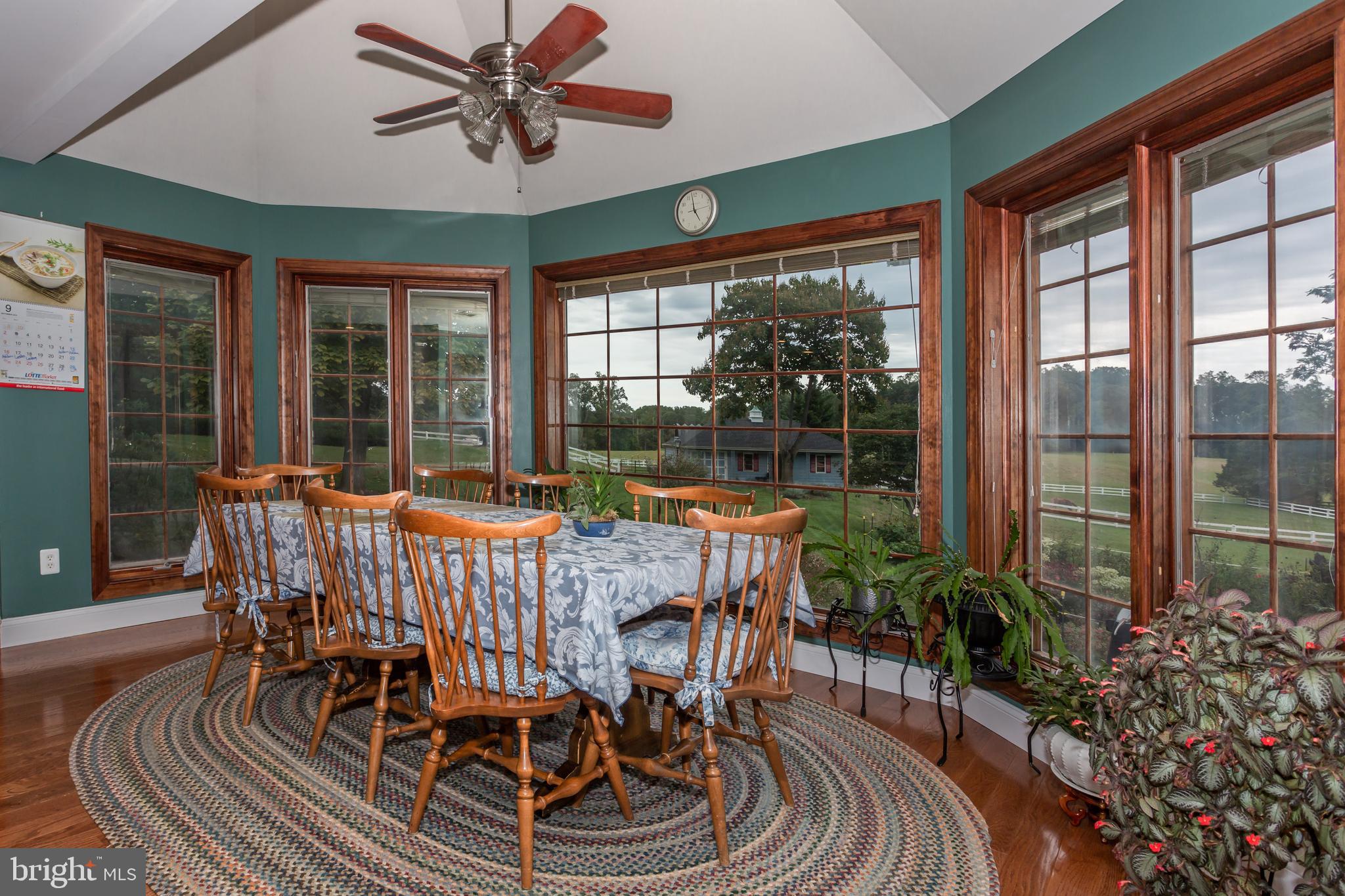 6401 Stallion Road Clifton, VA 20124 - Photo 23 of 67 Breakfast Room Amazing Views Of Barn And Gardens