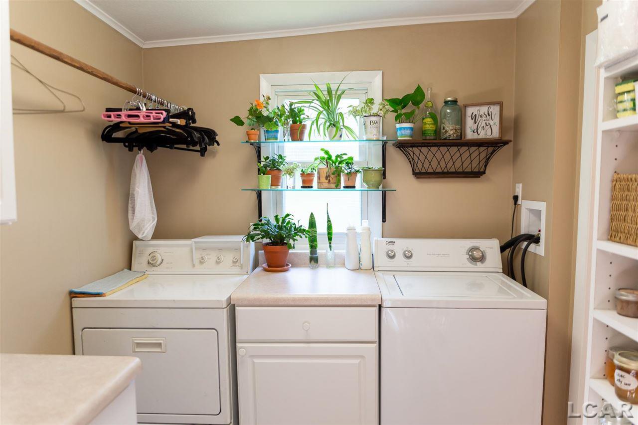 5596 Pleasant Valley Road Manitou Beach, MI 49253 - Photo 25 of 38 Spacious Laundry area
