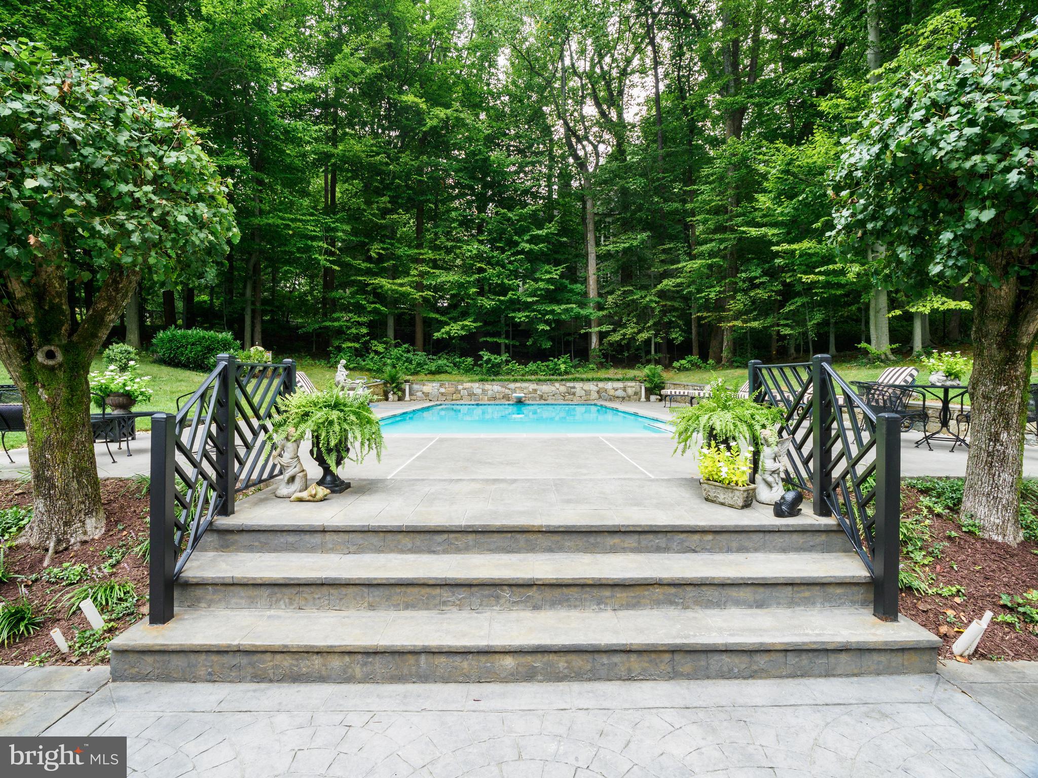 private level backyard