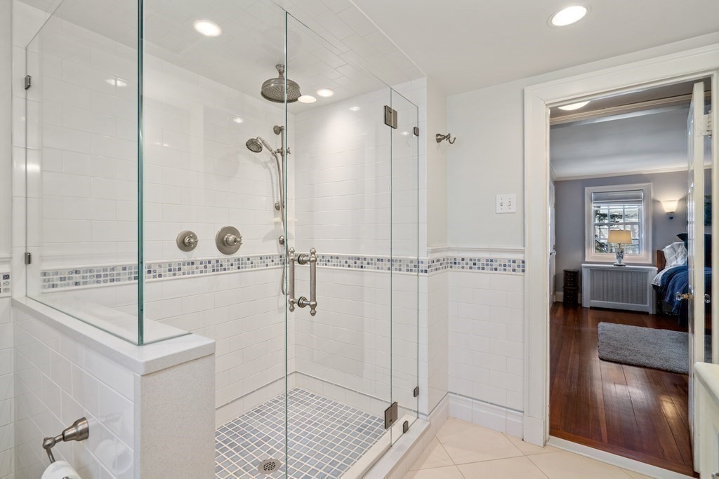 164 Carlton Road Newton, MA 02468 - Photo 19 of 27 a bathroom with a shower