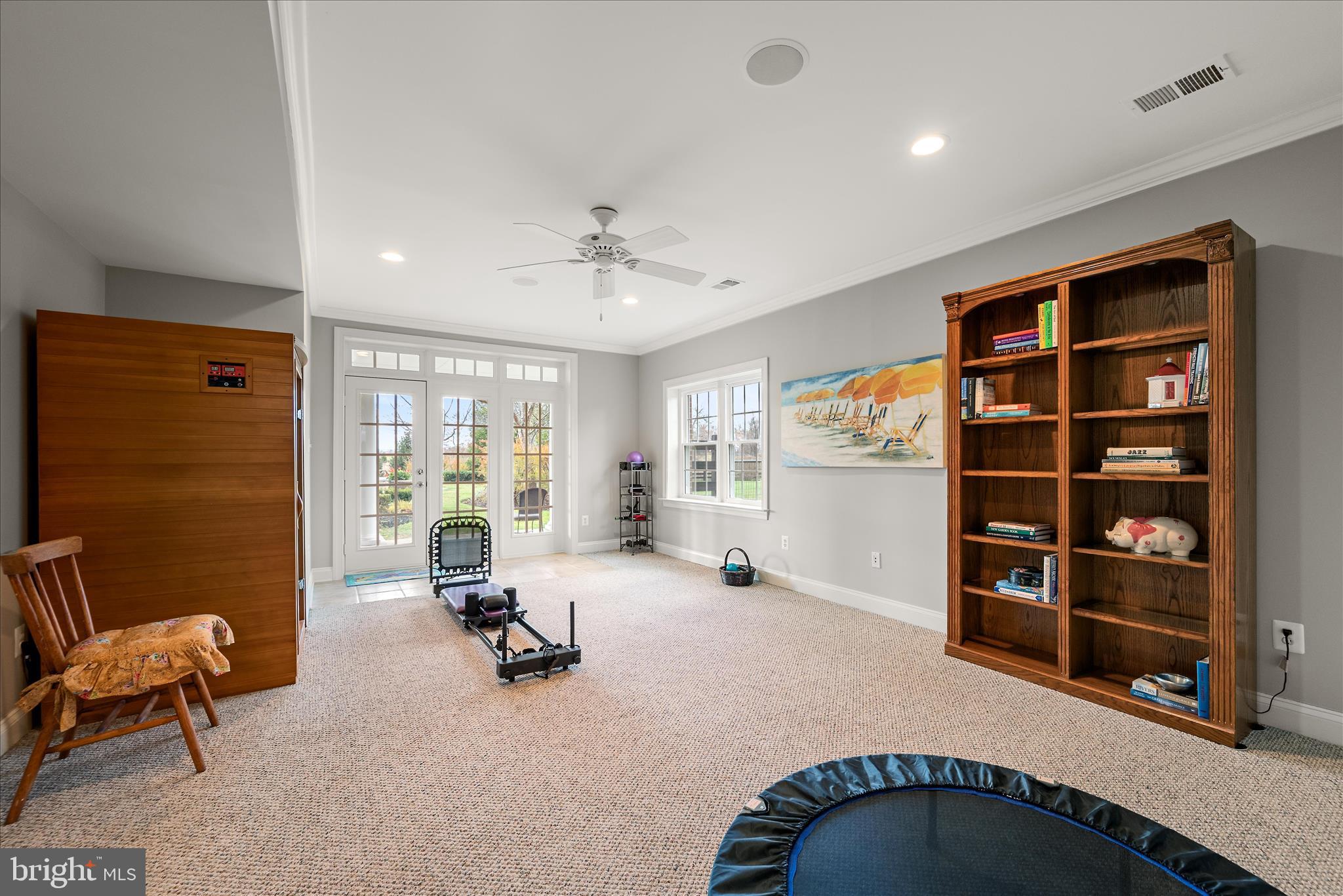 17635 Harmony Church Road Hamilton, VA 20158 - Photo 89 of 104 Excerise room with second LL entry to the pool.