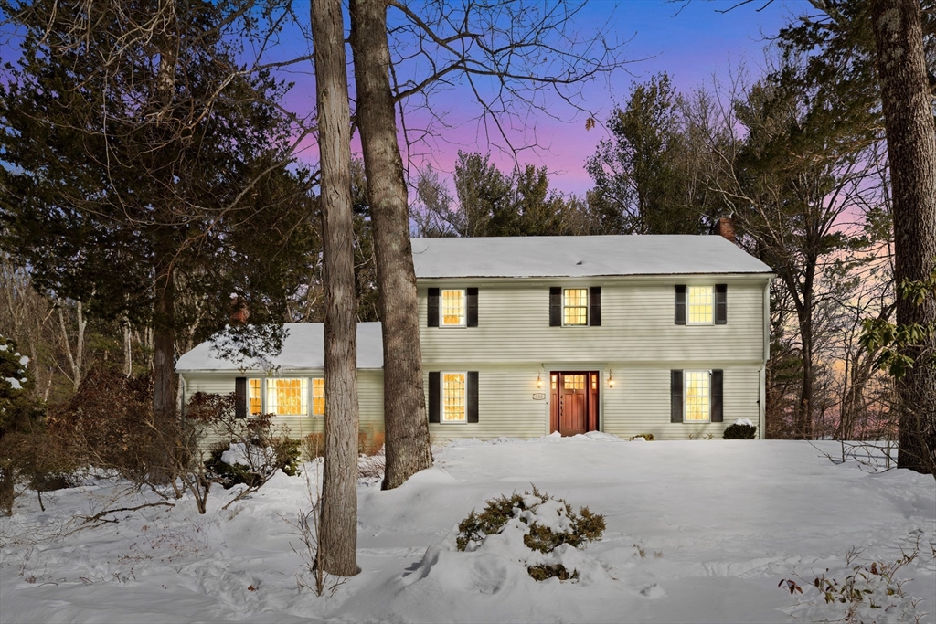 180 Rowley Bridge Road Topsfield, MA 01983 - Photo 3 of 42 a front view of a house with a yard