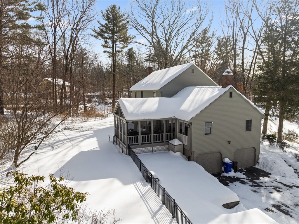 180 Rowley Bridge Road Topsfield, MA 01983 - Photo 37 of 42 a view of a patio with a yard