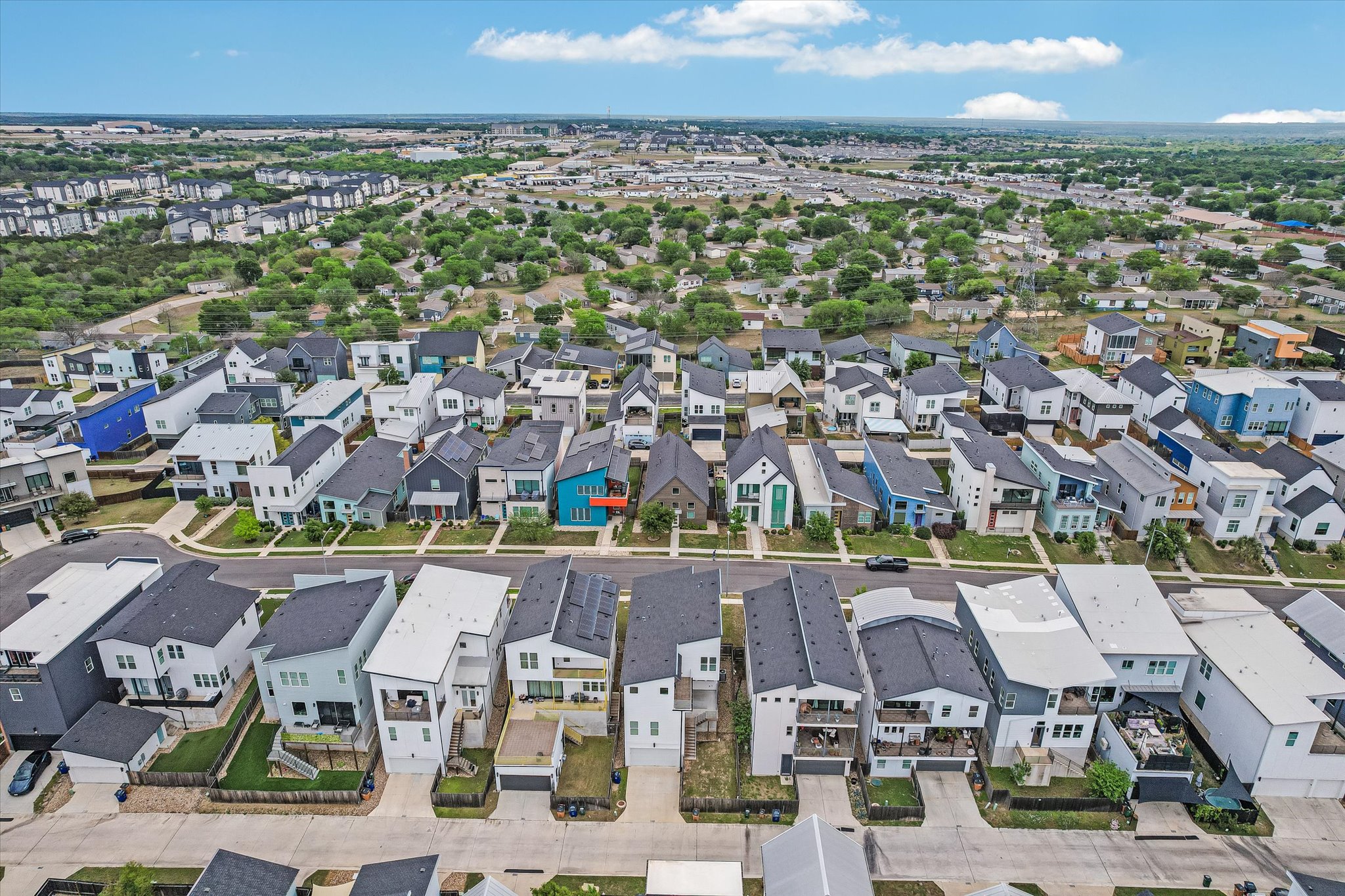 6136 Florencia Lane Austin, TX 78724 - Photo 31 of 40 Aerial view of residential area