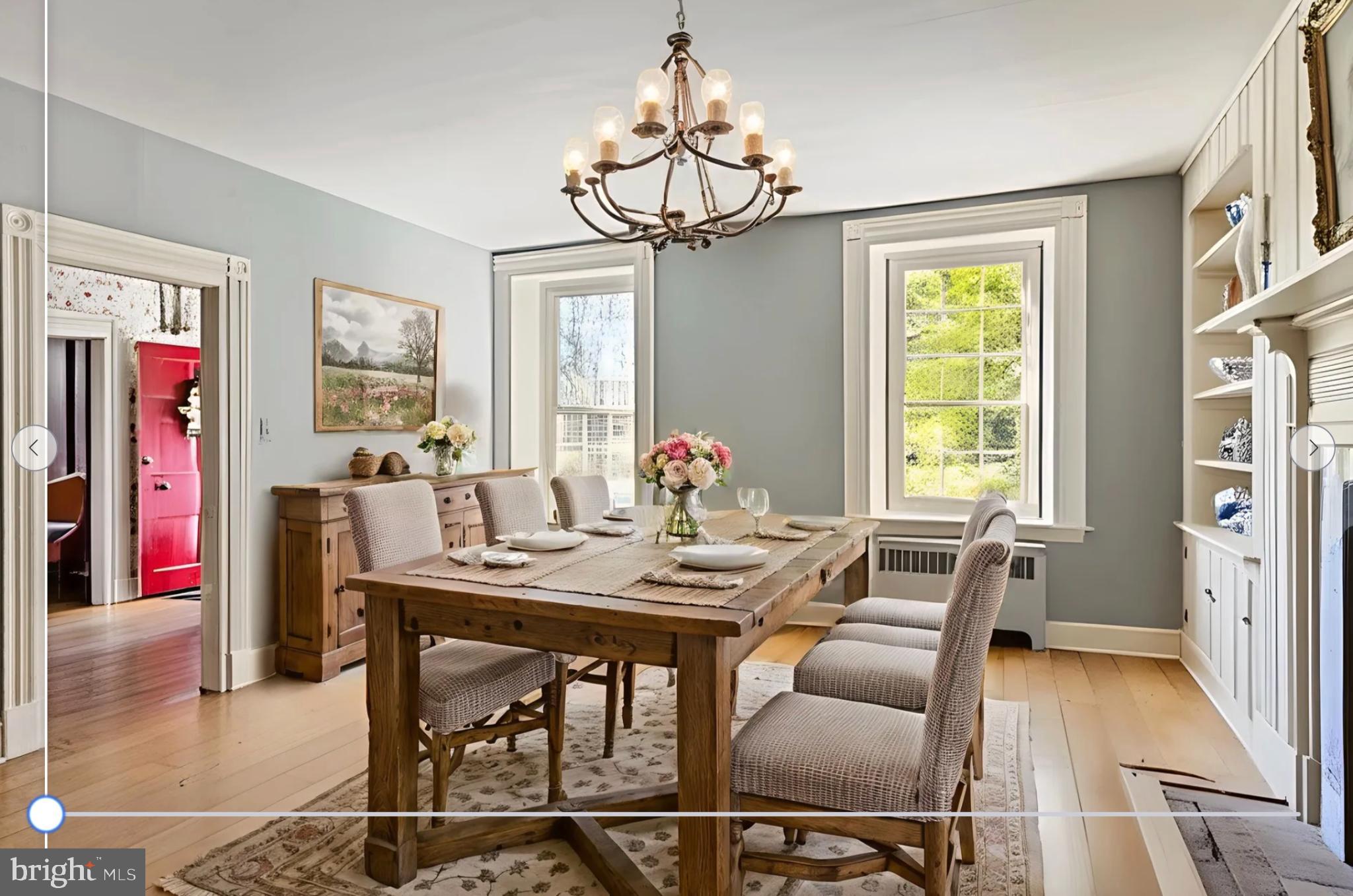 1566 Woodside Road Yardley, PA 19067 - Photo 17 of 50 a view of a dining room with furniture window and outside view