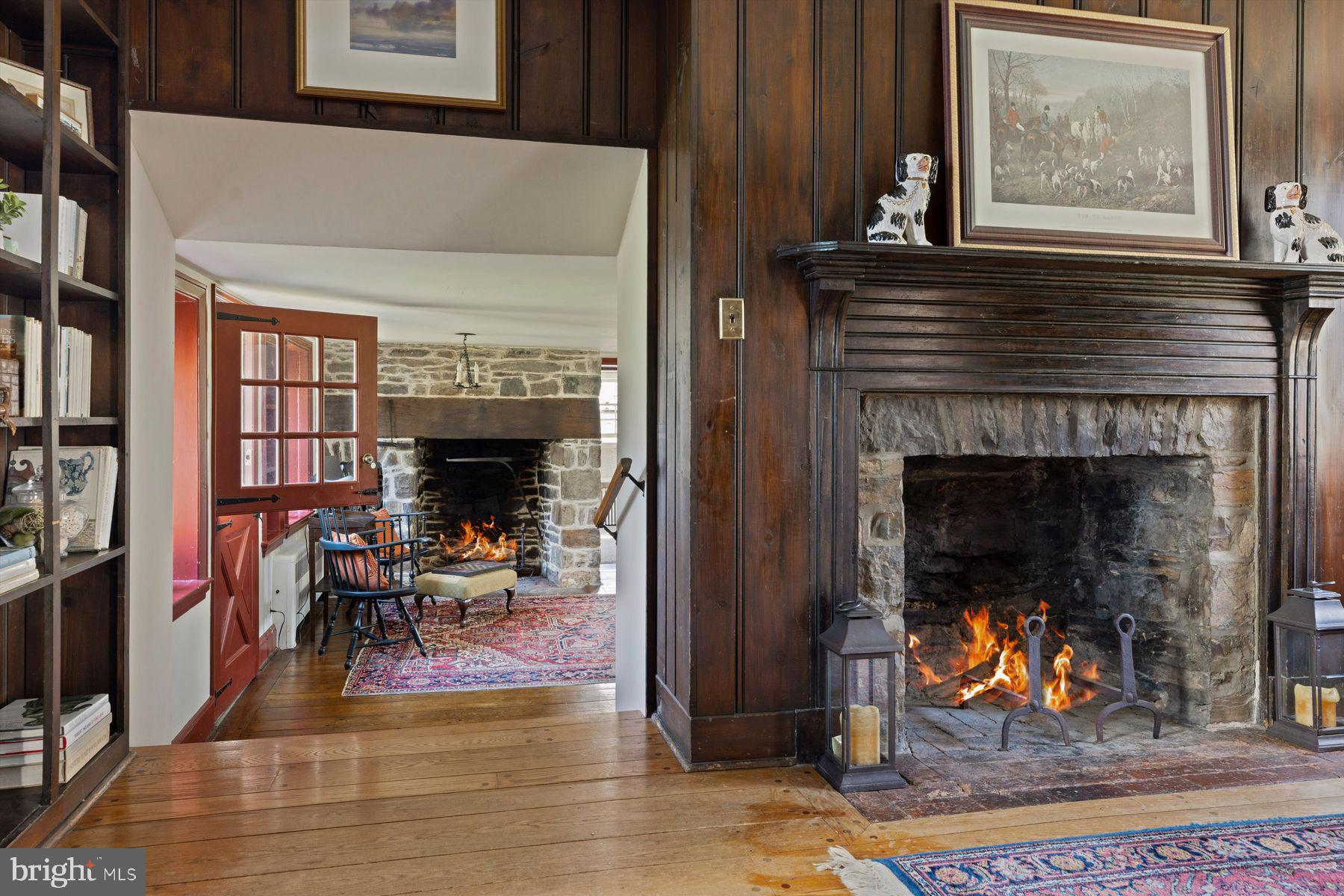 1566 Woodside Road Yardley, PA 19067 - Photo 7 of 50 a view of a livingroom with furniture and a fireplace