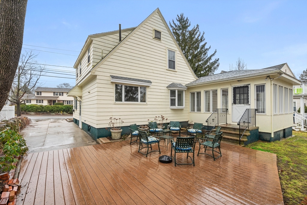 211 Cedar Street Dedham, MA 02026 - Photo 32 of 37 a view of a house with sitting area