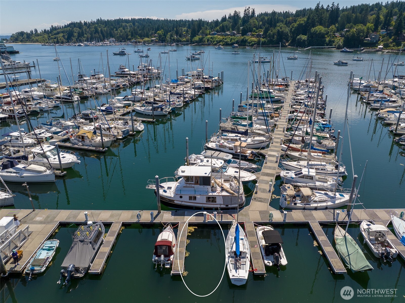 141 Parfitt Way Southwest, Unit M10 Bainbridge Island, WA 98110 - Photo 6 of 23 a view of a lake in a city