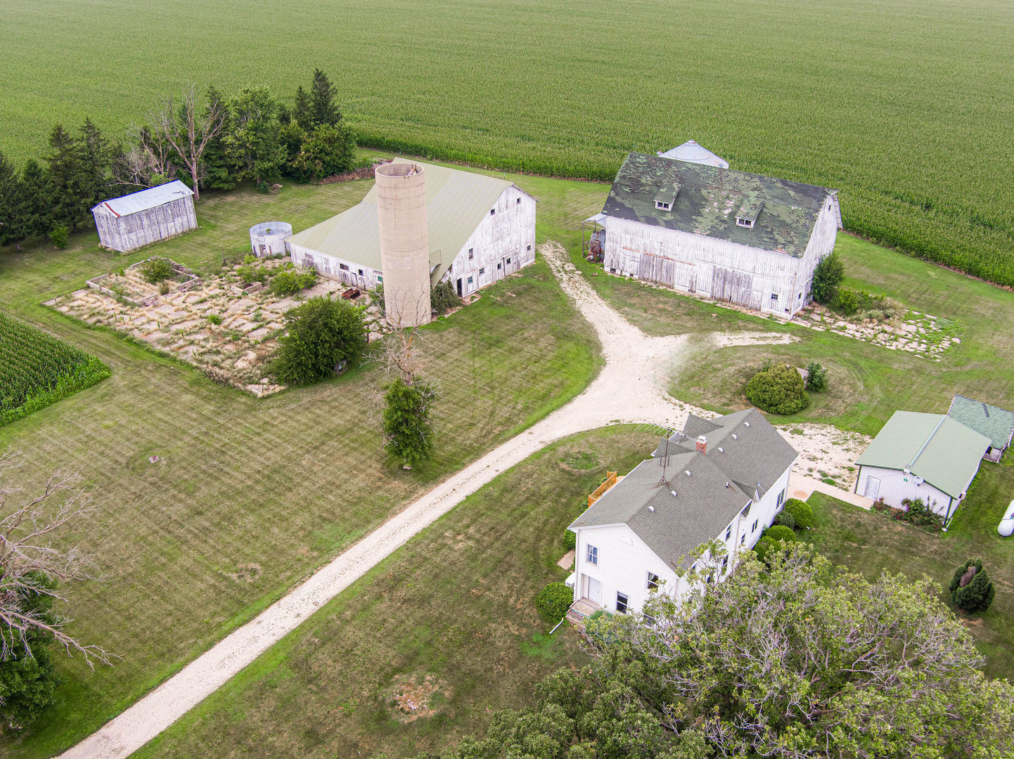3877 Rich Road Malta, IL 60150 - Photo 3 of 43 an aerial view of a house with outdoor space