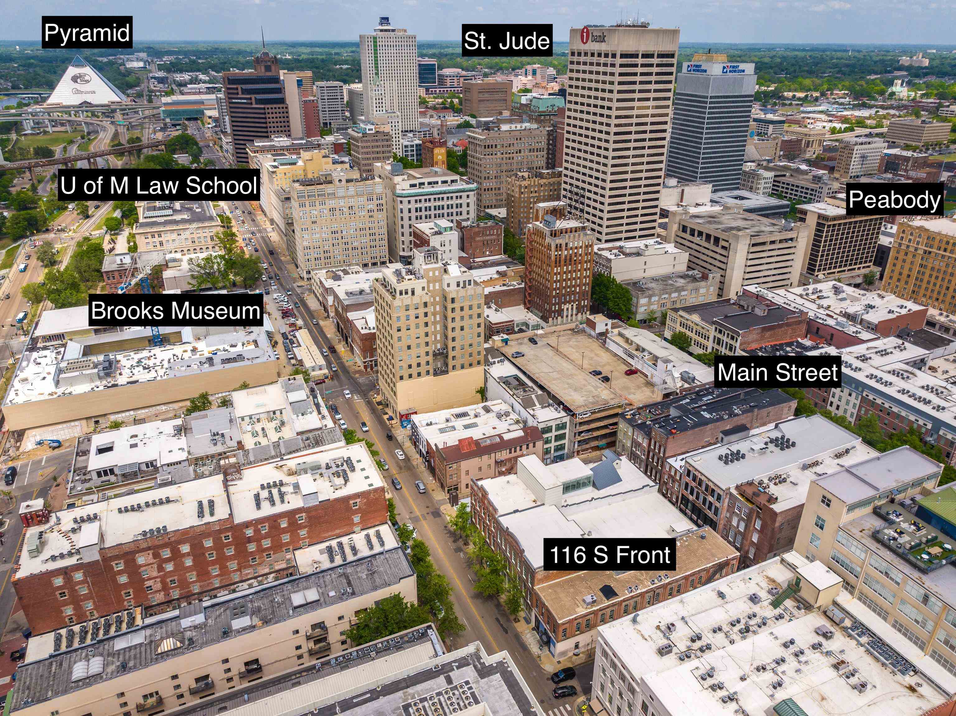 116 South Front Street, Unit 201 Memphis, TN 38103 - Photo 21 of 26 a picture of city view