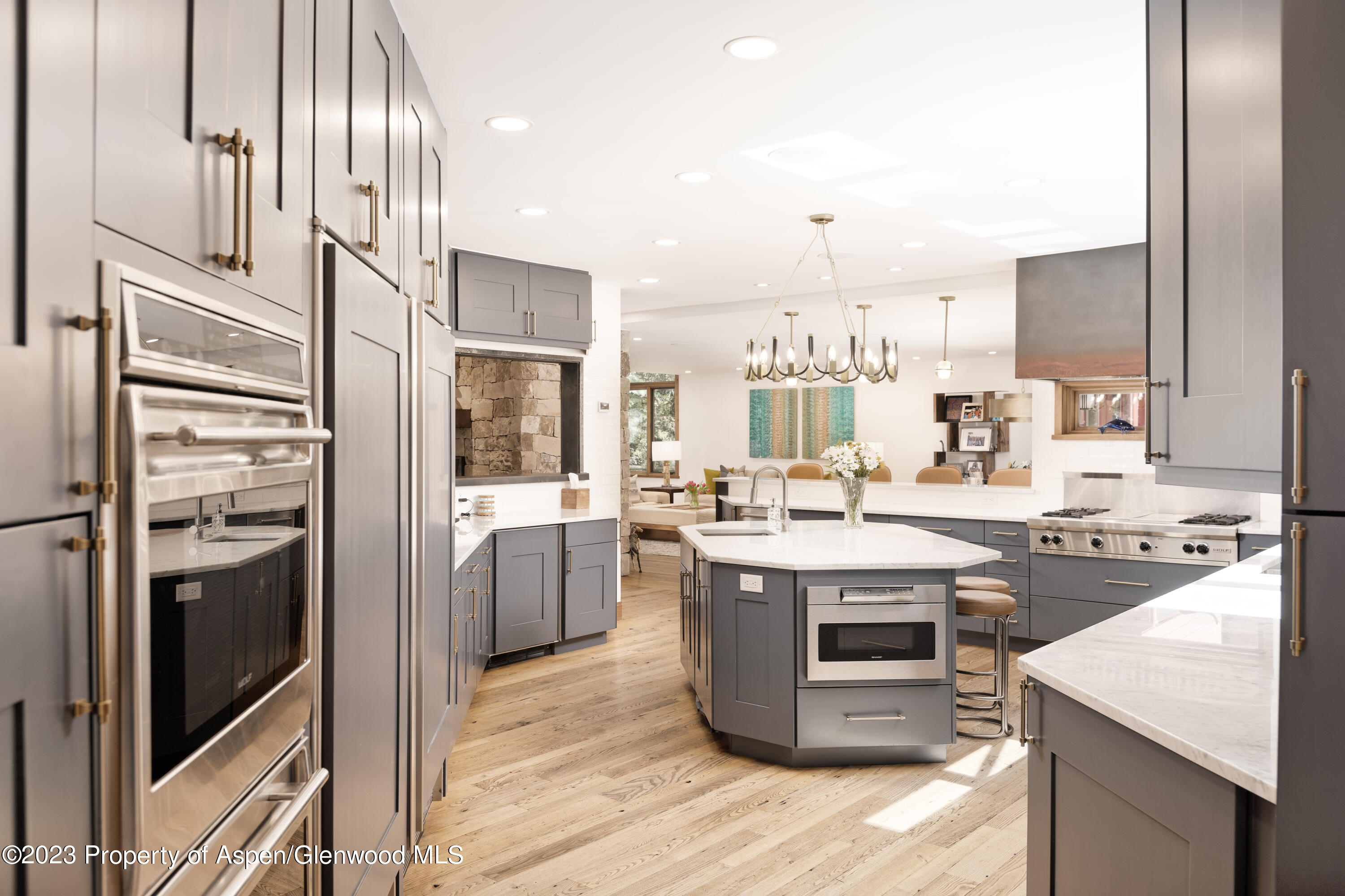 970 Powder Lane Aspen, CO 81611 - Photo 10 of 68 a kitchen with cabinets and stainless steel appliances