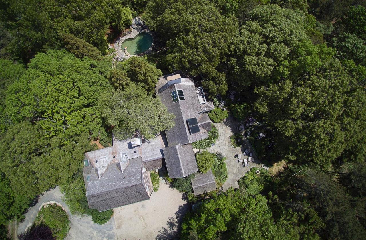 1 Nelson Drive Truro, MA 02666 - Photo 33 of 33 an aerial view of a house with outdoor space and trees all around