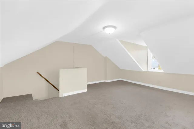 an empty room with a natural light