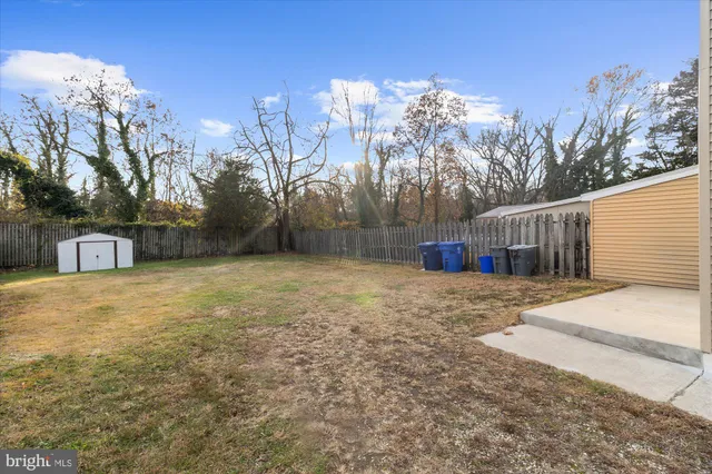 a backyard of a house