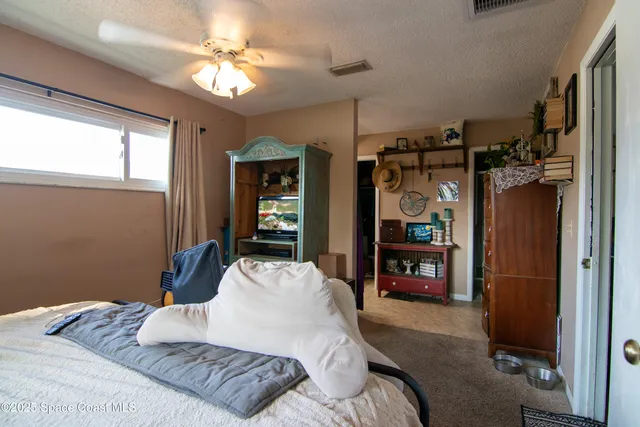 a living room with baby toys and a fireplace