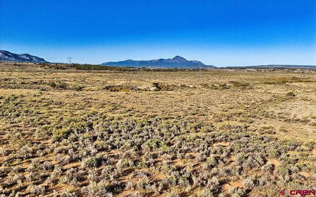 a view of city and mountain