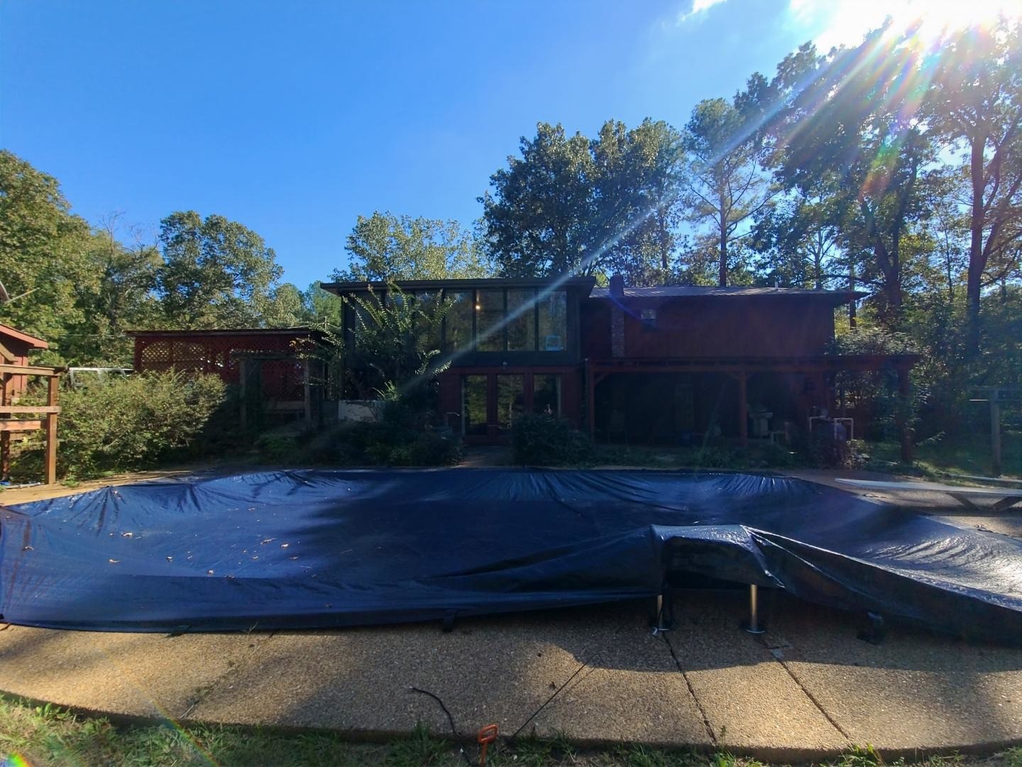 1360 Camden Bay Road Camden, TN 38320 - Photo 8 of 43 a view of backyard with plants and outdoor seating