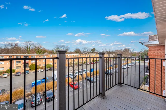 a view of city from balcony
