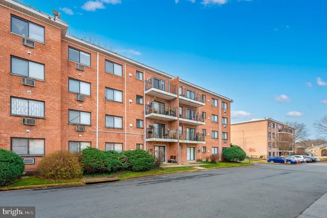 a front view of a building