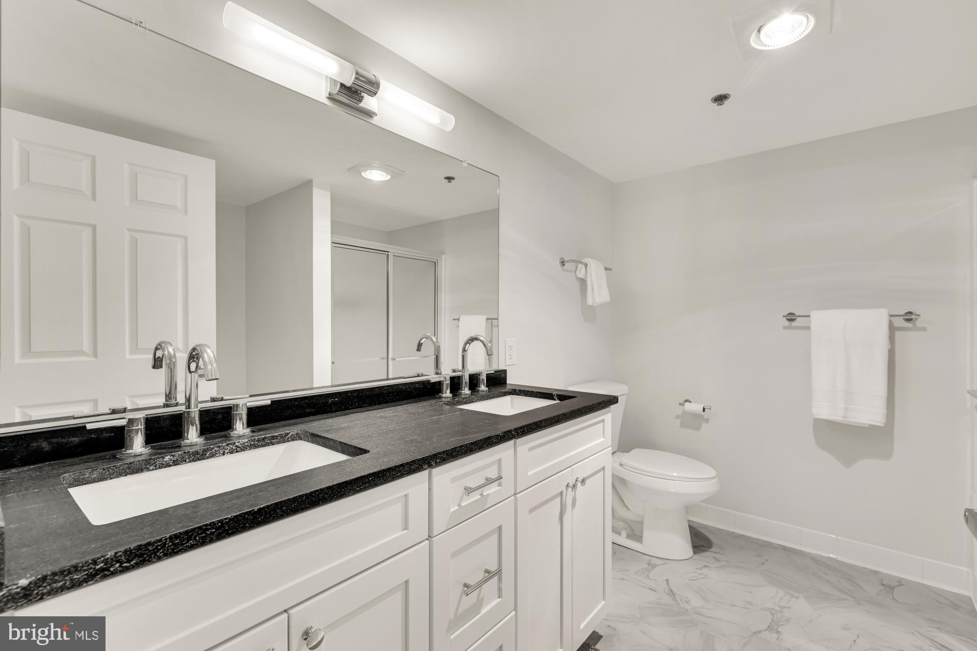 14805 Pennfield Circle, Unit 309 Silver Spring, MD 20906 - Photo 20 of 36 primary bathroom with dual sink vanity