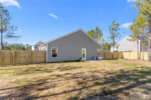 a house view with a outdoor space