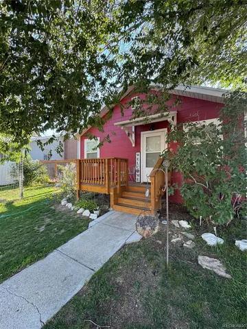 a house view with a sitting space