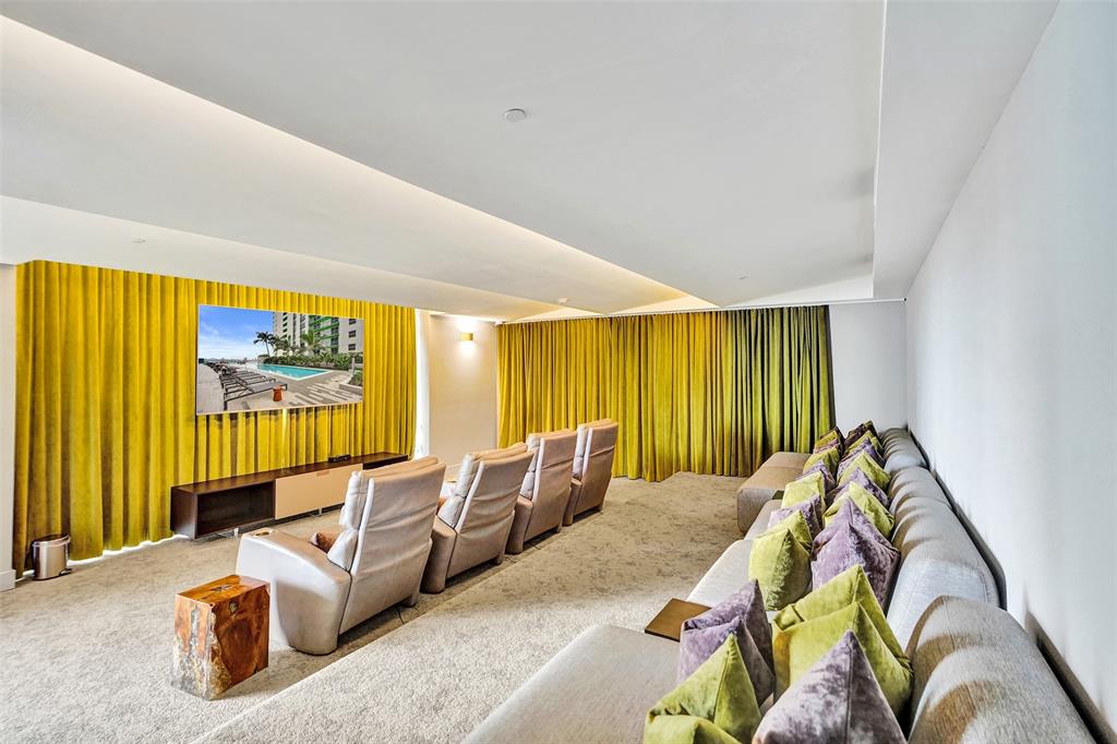 488 Northeast 18th Street, Unit 801 Miami, FL 33132 - Photo 36 of 46 a living room with furniture and large window