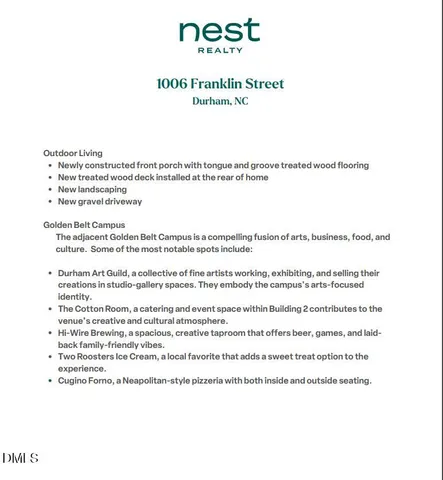 $680,000 | 1006 Franklin Street, Durham, NC 27701