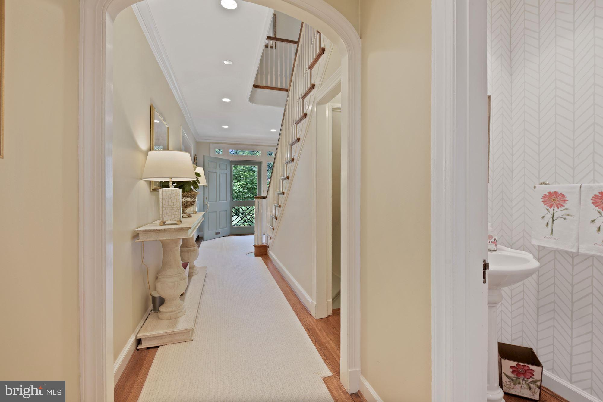7004 Beechwood Drive Chevy Chase, MD 20815 - Photo 29 of 59 Hallway From Back of House to Front Door