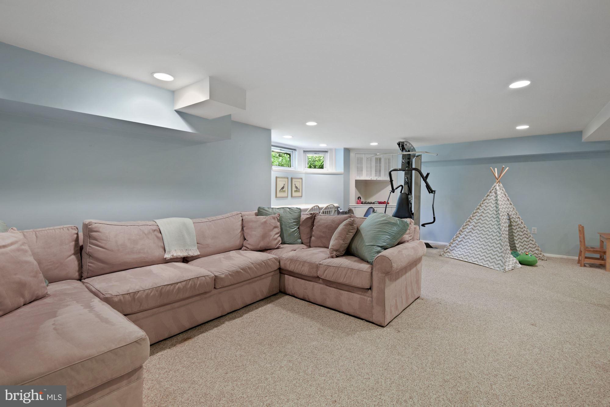 7004 Beechwood Drive Chevy Chase, MD 20815 - Photo 48 of 59 Lower Level Recreation Room