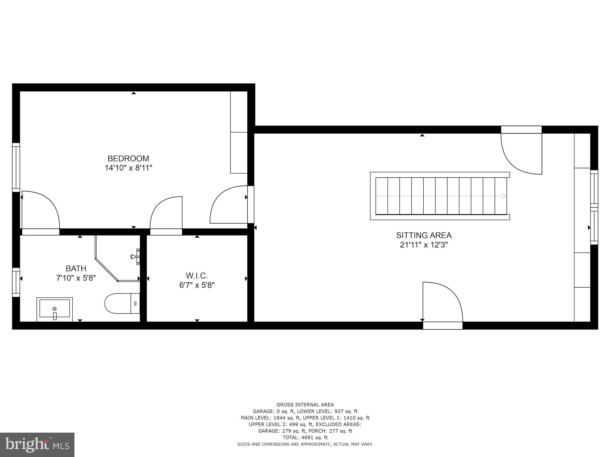7004 Beechwood Drive Chevy Chase, MD 20815 - Photo 57 of 59 Upper Level Floor Plans