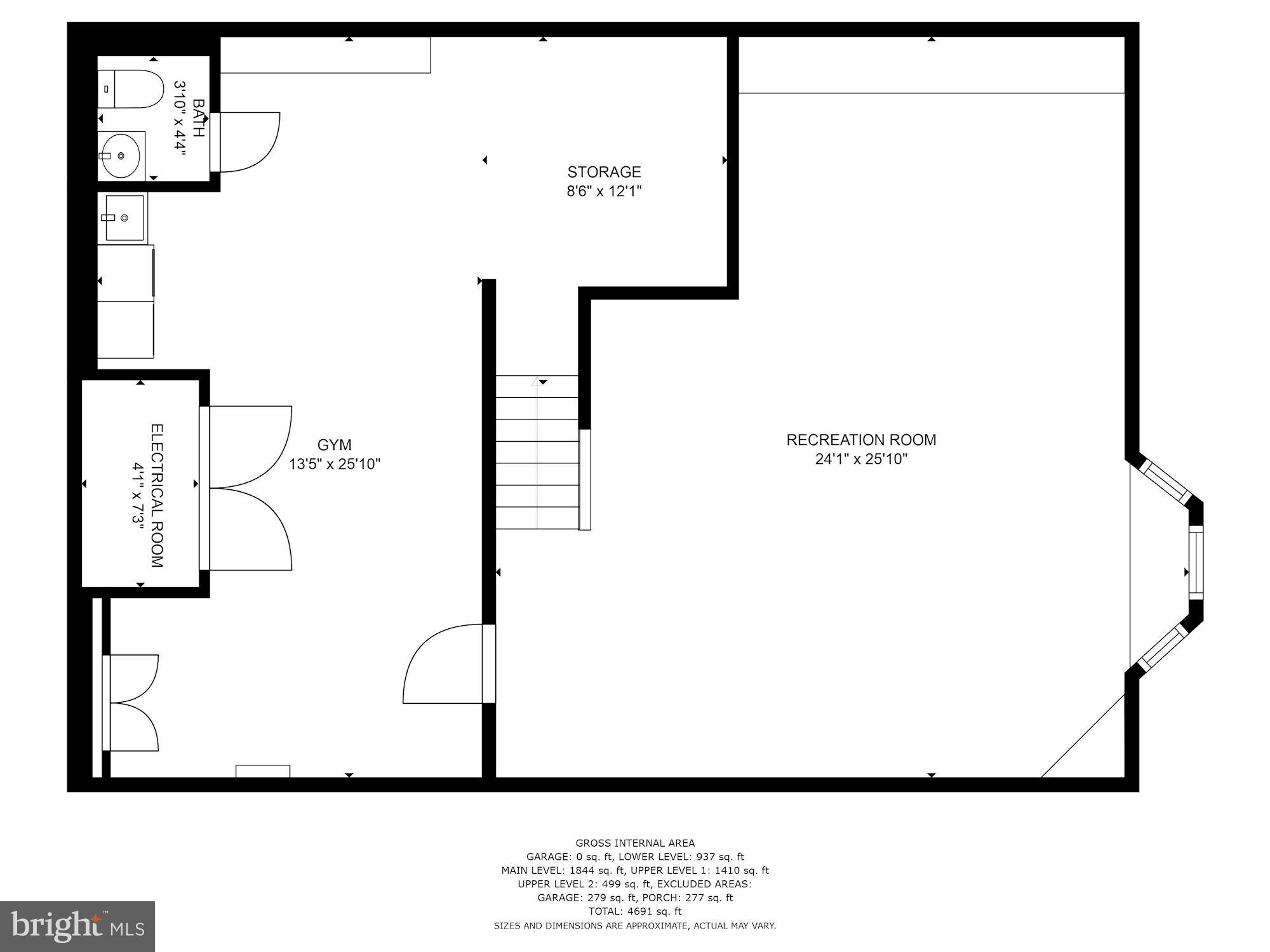 7004 Beechwood Drive Chevy Chase, MD 20815 - Photo 58 of 59 Lower Level Floor Plans