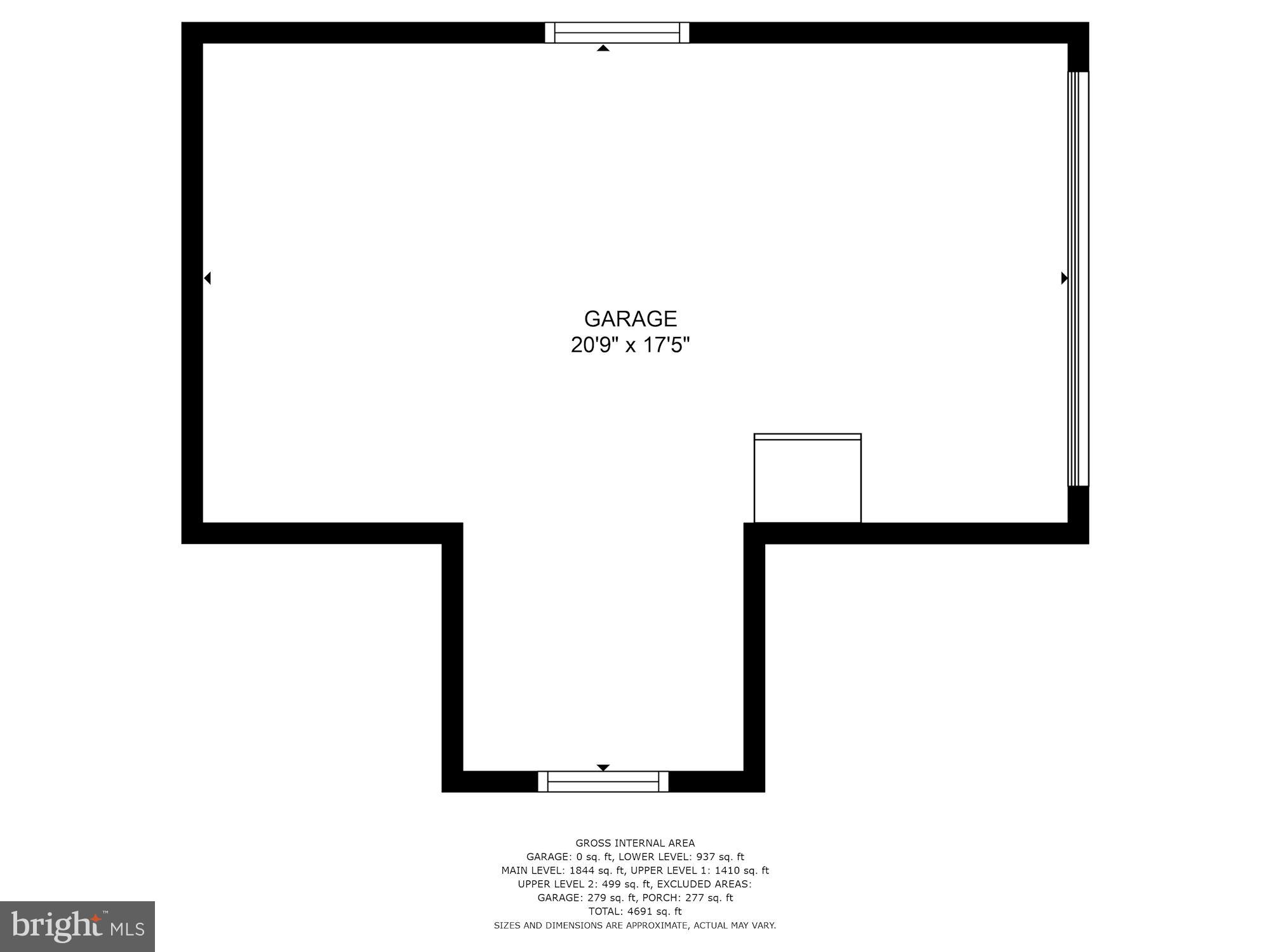7004 Beechwood Drive Chevy Chase, MD 20815 - Photo 59 of 59 Garage Floor Plan