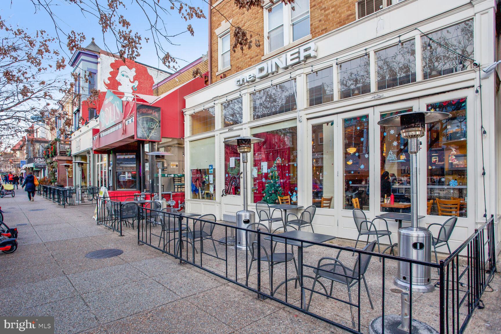 1744 Lanier Place Northwest, Unit 1 Washington, DC 20009 - Photo 35 of 39 a view of street with shops