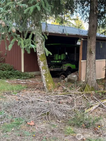 a view of a chairs on the deck