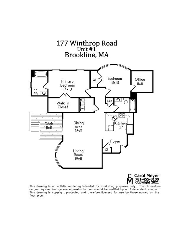 177 Winthrop Road, Unit 1 Brookline, MA 02445 - Photo 9 of 9 a picture of a park