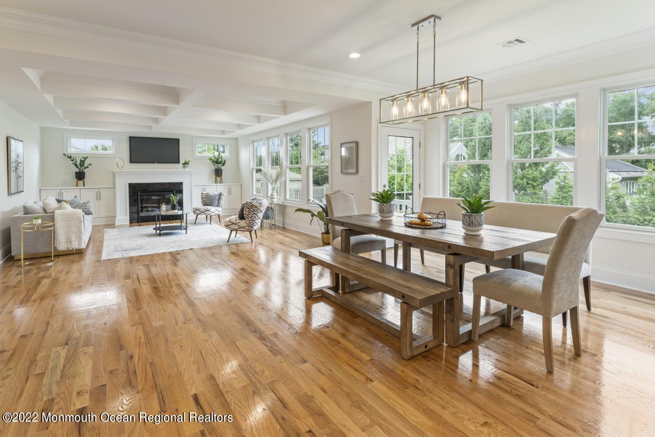 108 Horseneck Point Road Oceanport, NJ 07757 - Photo 16 of 37 a view of a dining room with furniture window and wooden floor