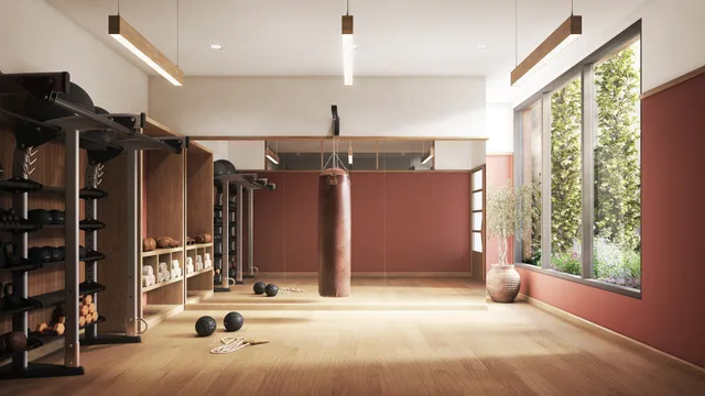 a view of a living room with furniture and a window