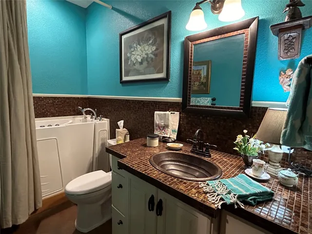 a outdoor space with furniture