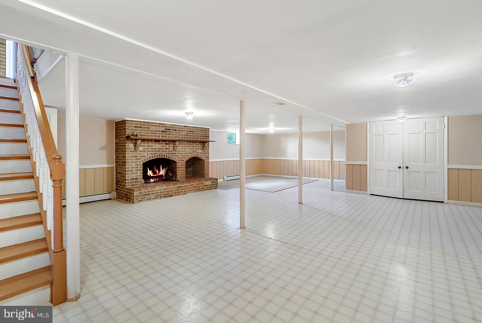 754 Rudasill Mill Road Sperryville, VA 22740 - Photo 25 of 29 Finished basement Rec room w/ fireplace