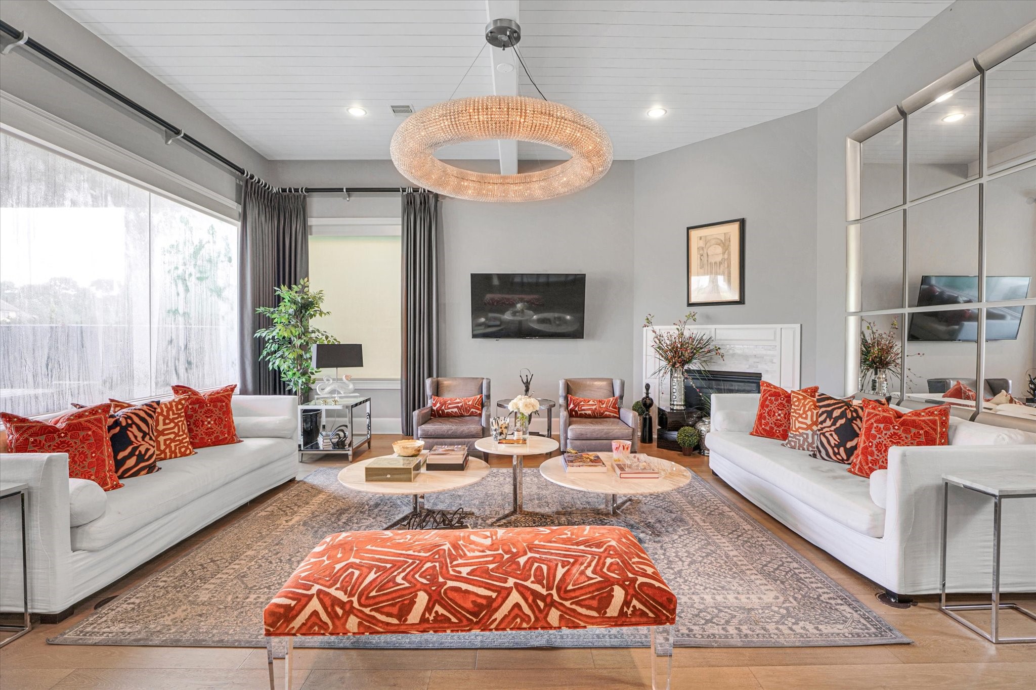 42 Pronghorn Place Spring, TX 77389 - Photo 10 of 47 a living room with furniture potted plant and a large window