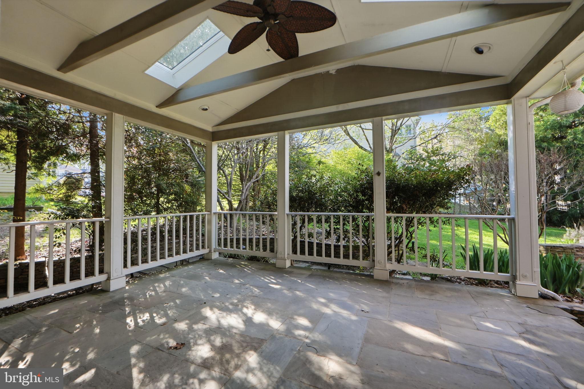 7504 Mullingar Court Springfield, VA 22153 - Photo 21 of 60 a view of a porch with a big yard
