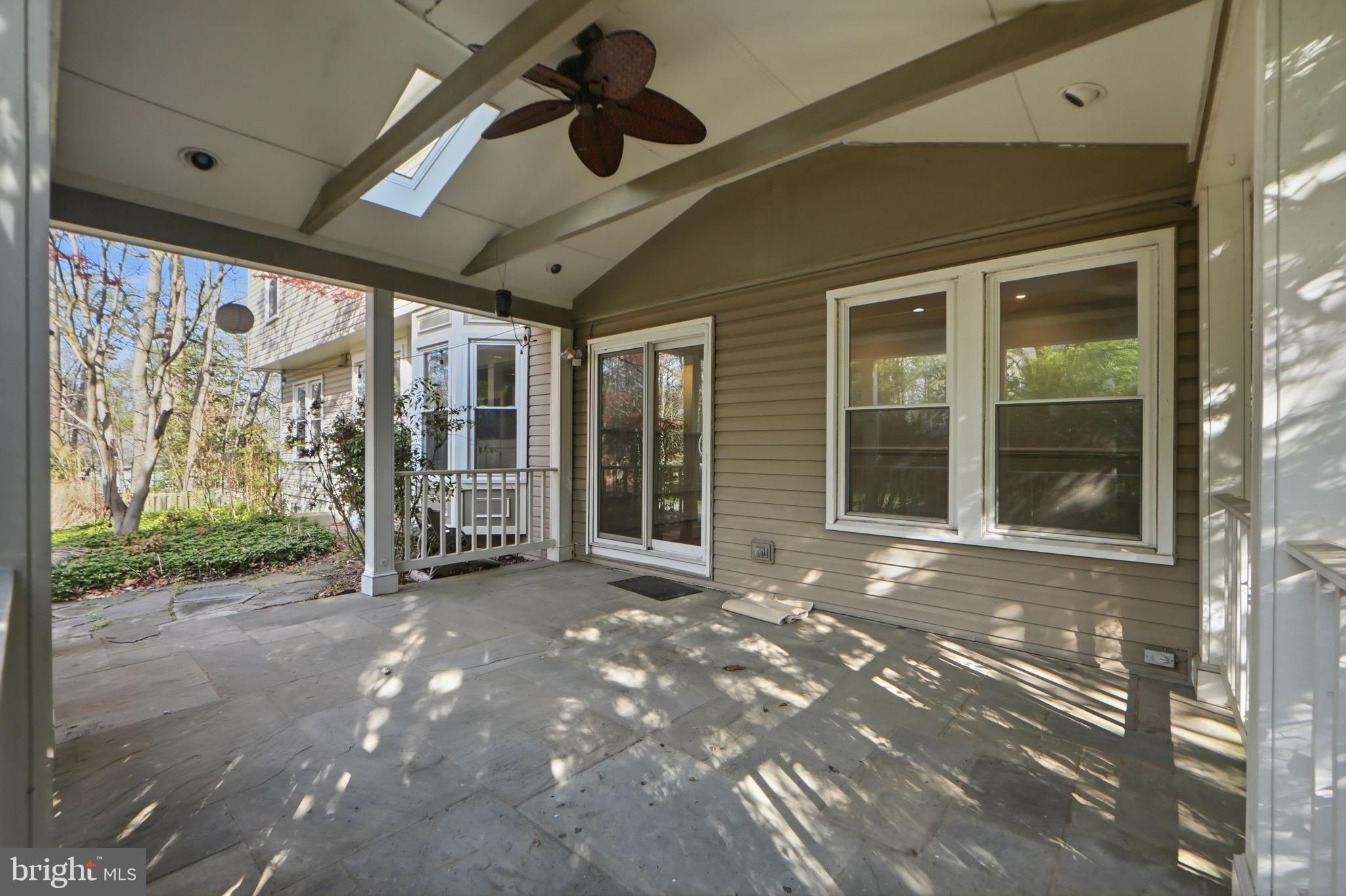 7504 Mullingar Court Springfield, VA 22153 - Photo 23 of 60 a view of a porch with a backyard