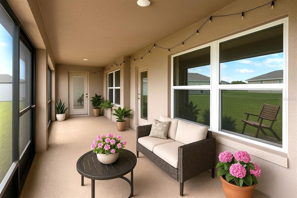 9148 Southeast 49th Avenue Road Ocala, FL 34480 - Photo 19 of 22 a living room with furniture and a potted plant