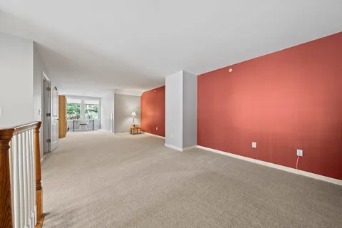 a view of empty room with a window